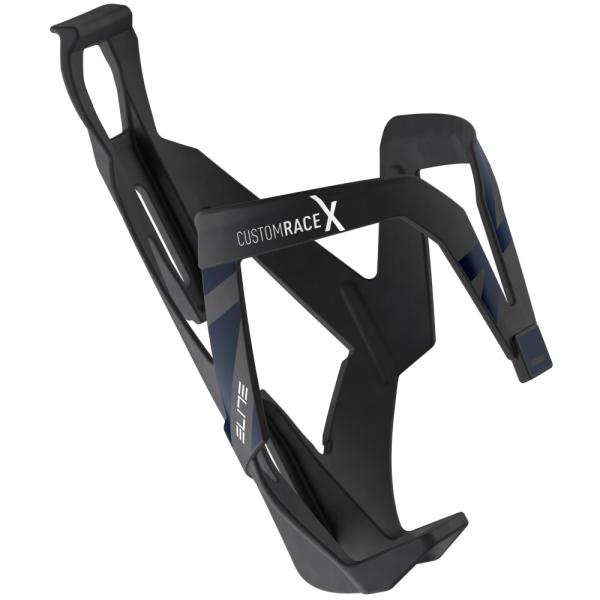 ELITE ELITE Flaschenhalter Custom Race X Schwarz/Blau Soft touch