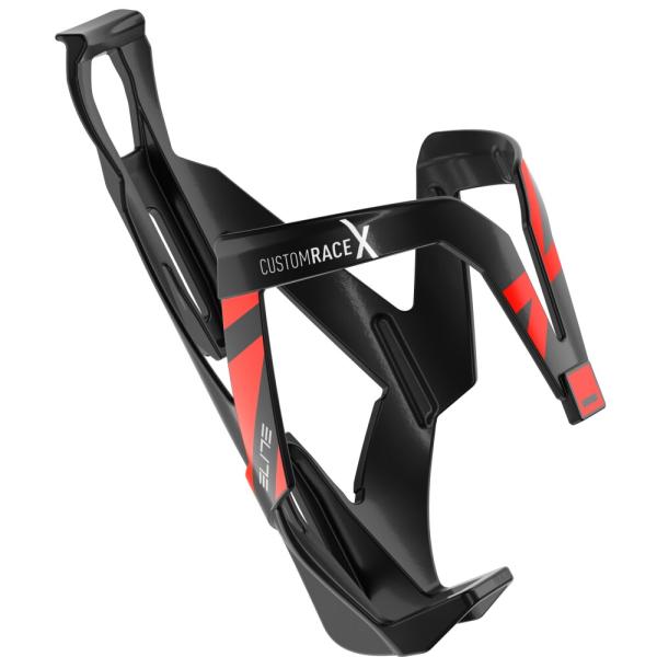 ELITE ELITE Flaschenhalter Custom Race X Schwarz/Rot Gl&auml;nzend