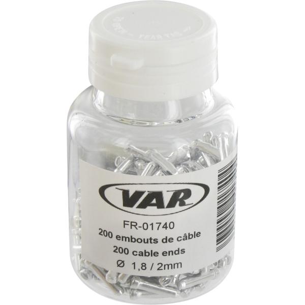 VAR 200 Stk. Zugendkappe FR-01740 &Oslash; 1,8/2mm