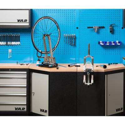 VAR Werkzeuglochwand MO-52232 f&uuml;r Eckschrank 1052 x 800 x 24 mm Granitschwarz Produktbild 3