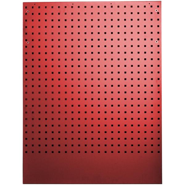 VAR Werkzeuglochwand MO-52236 f&uuml;r Eckschrank 1052 x 800 x 24 mm Rot