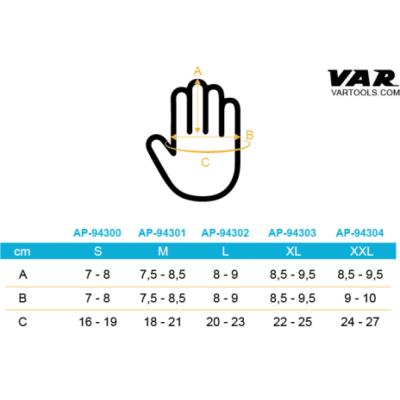 VAR Mechaniker-Handschuhe AP-9430x XXL Produktbild 2