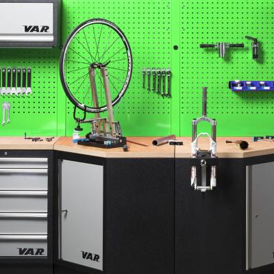 VAR Werkzeuglochwand MO-52244 f&uuml;r Eckschrank 1052 x 800 x 24 mm Gr&uuml;n Produktbild 1
