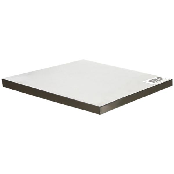 VAR Arbeitsplatte Edelstahl 1er 680 x 690 x 38 mm