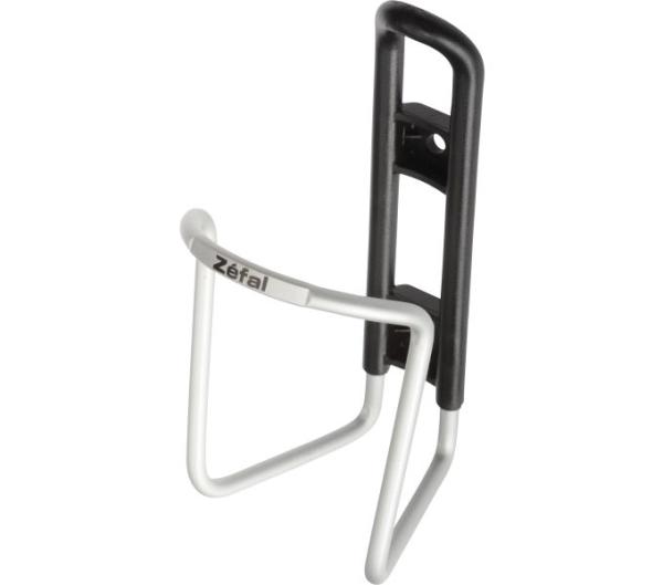 Z&eacute;fal Flaschenhalter Alu Plast 122 MTB Silber eloxiert
