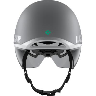 LAZER LAZER Helm Victor KinetiCore Triathlon/TT Matte White Silver (S) 52-56 cm Produktbild 2