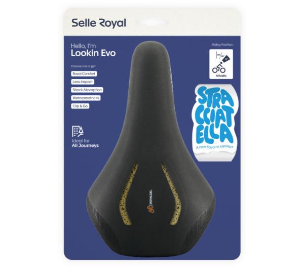 Selle Royal Selle Royal Fahrradsattel Lookin Evo Athletic Unisex - Stracciatella