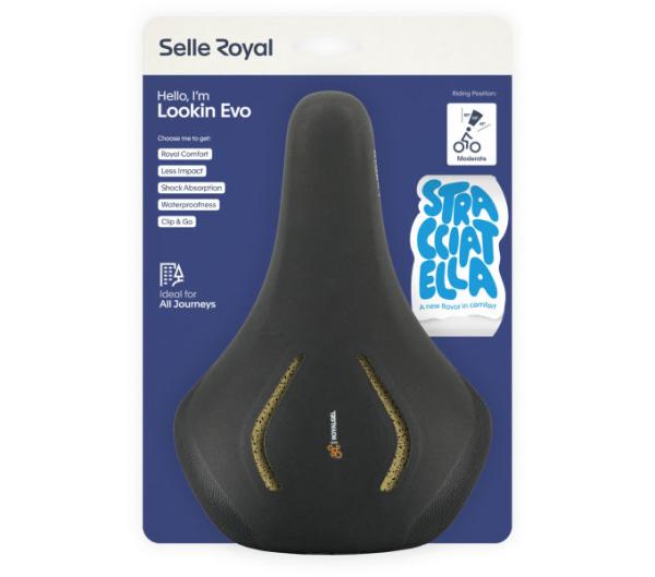 Selle Royal Selle Royal Fahrradsattel Lookin Evo Moderate Unisex - Stracciatella
