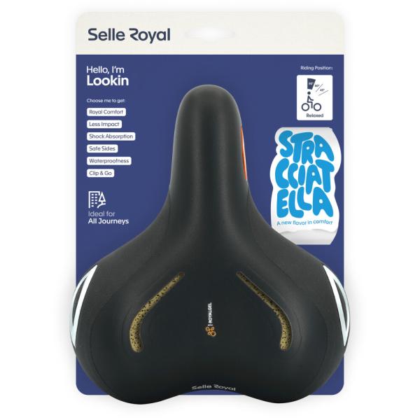 Selle Royal Selle Royal Fahrradsattel Lookin Relaxed Unisex - Stracciatella