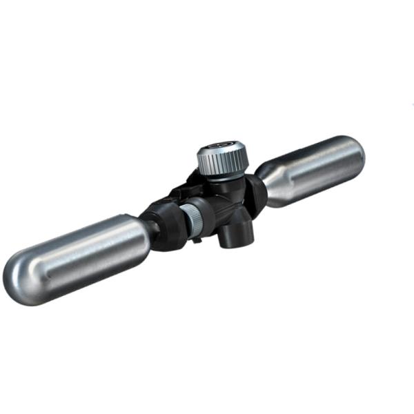 PRO Co2 Halter Smart Passend f&uuml;r 2 Patronen+1 Inflator