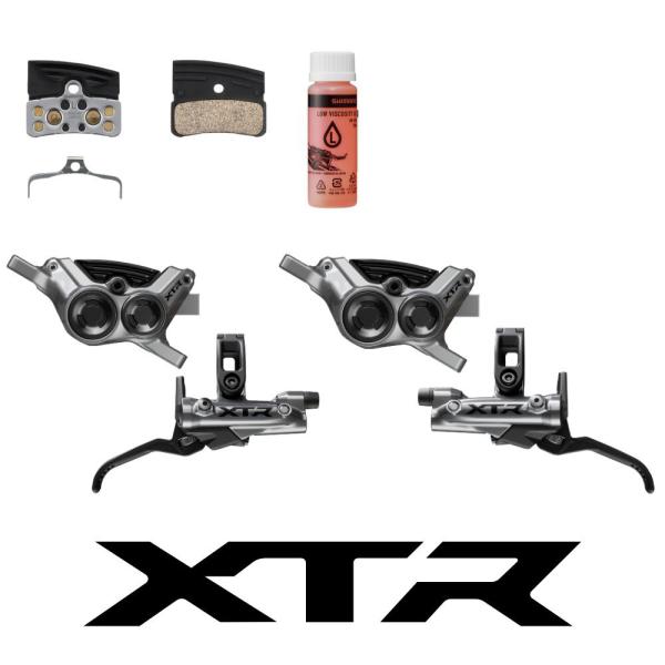SHIMANO Scheibenbremsen-Upgrade-Kit SHIMANO XTR BL-M9220+BR-M9220