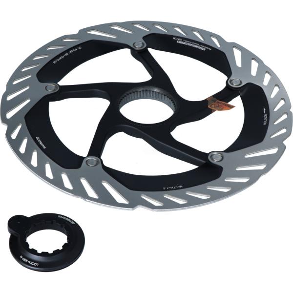 SHIMANO Bremsscheibe RT-CL900, 203mm, Lockring innenverzahnt mit Magnet f&uuml;r EW-SS302