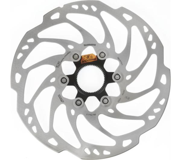 SHIMANO Bremsscheibe SM-RT70 203mm CL Verschlussring mit Au&szlig;enverzahnung