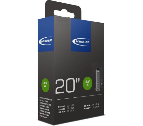 Schwalbe SCHWALBE SCHLAUCH AV6 28/40-406 40mm