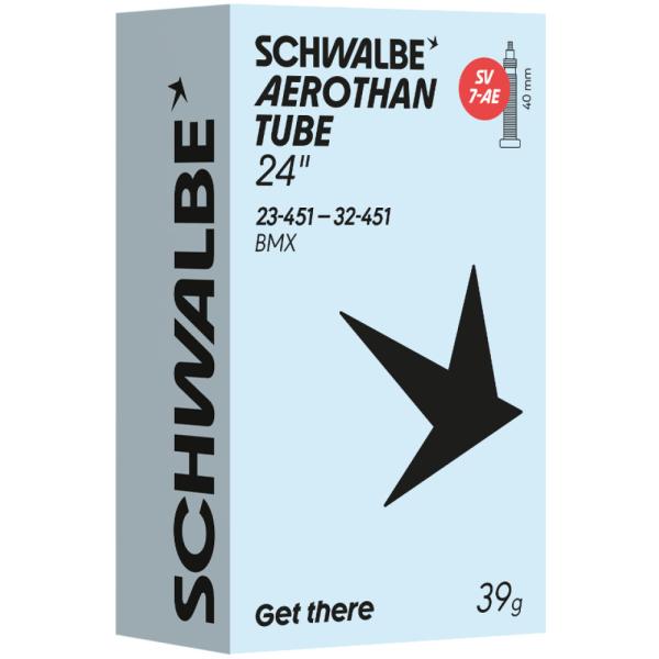 Schwalbe SCHLAUCH AEROTHAN SV7 Alu 23/32-451 40mm