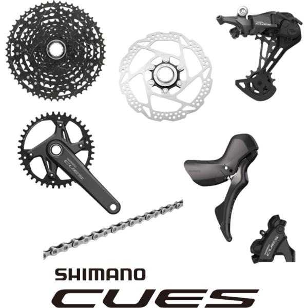 SHIMANO Gruppe CUES (FC-U6030-1) 10/11 Fach, 175 mm, 42Z.