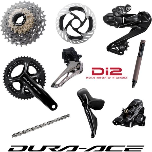 SHIMANO Gruppe  DURA-ACE Di2 12 Fach, 170 mm, 50-34Z.