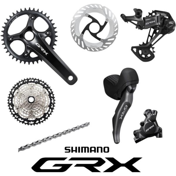 SHIMANO Gruppe GRX 12 Fach, 175 mm, 42Z.