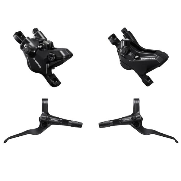 SHIMANO Set Scheibenbremse Vorderradbr. MT401 / Hinterradbr. BRMT420 SHIMANO Logo