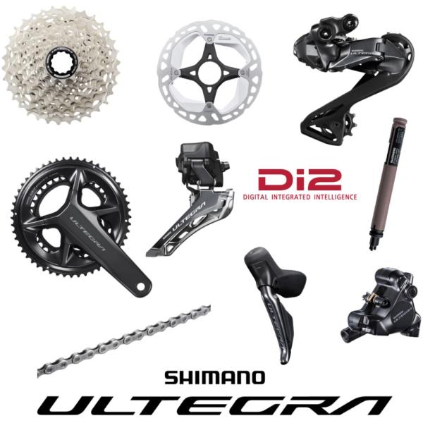 SHIMANO Gruppe Ultegra Di2 12 Fach, 172,5 mm, 52-36Z.