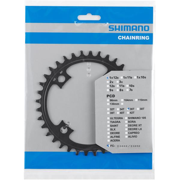 SHIMANO Kettenblatt SHIMANO E-BIKE SYSTEMS SM-CRE80-12 36Z