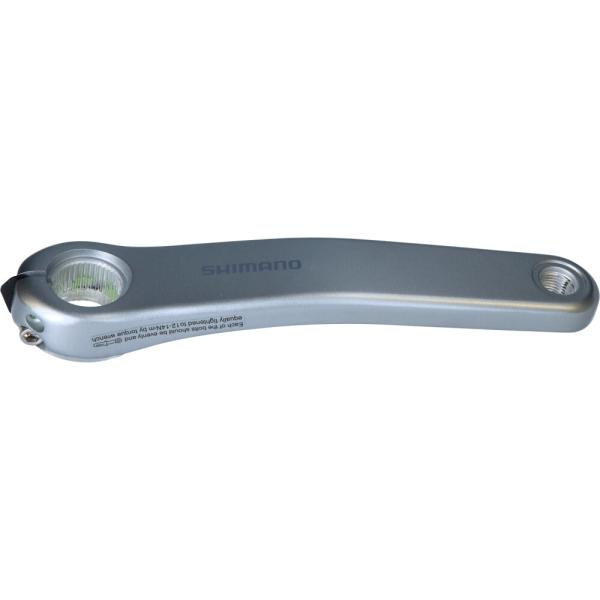SHIMANO Kurbelarm SHIMANO E-BIKE SYSTEMS FC-EN500, rechts, 170mm, silber
