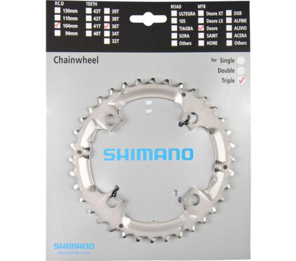 SHIMANO Kettenblatt DEORE FC-M531, FC-M532, FC-M533, FC-M542 36 Z&auml;hne