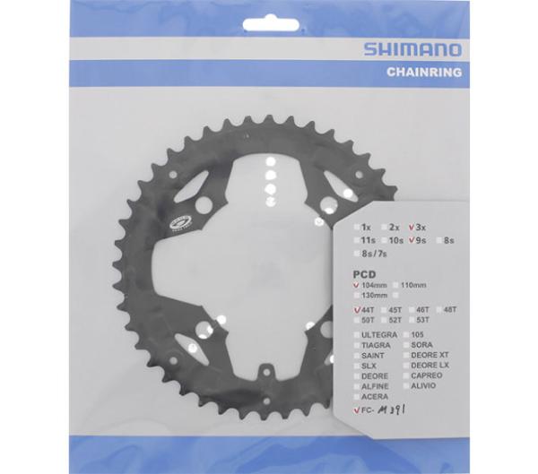 SHIMANO Kettenblatt ACERA FC-M391 44 Z&auml;hne f&uuml;r KSR