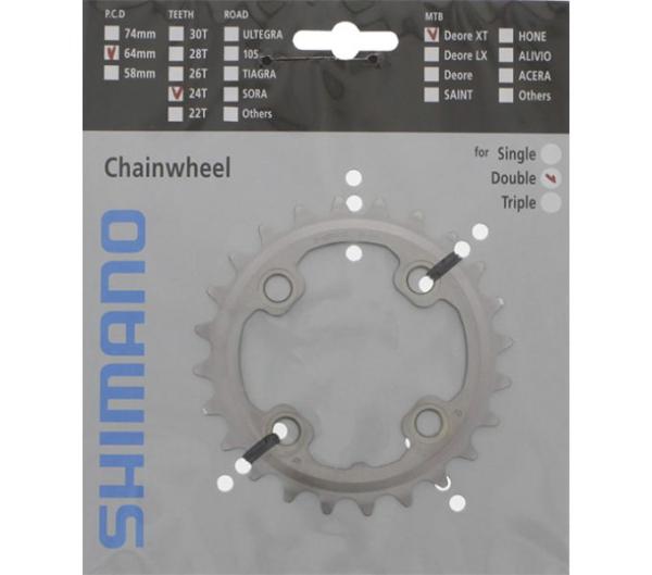 SHIMANO Kettenblatt DEORE XT FC-M785 24 Z&auml;hne