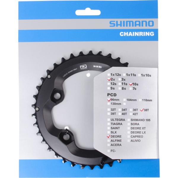 SHIMANO Kettenblatt DEORE FC-M6000-2 38 Z&auml;hne