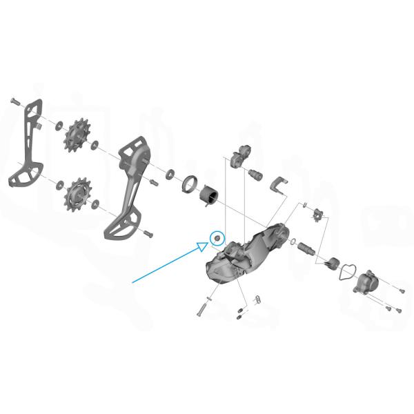 SHIMANO Gummibalg f&uuml;r Kabelanschluss EW-SD300