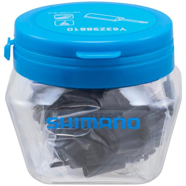 SHIMANO 100 St&uuml;ck. Endkappe Schaltzugau&szlig;enh&uuml;lle mit kurzer Spitze (ST-9000)