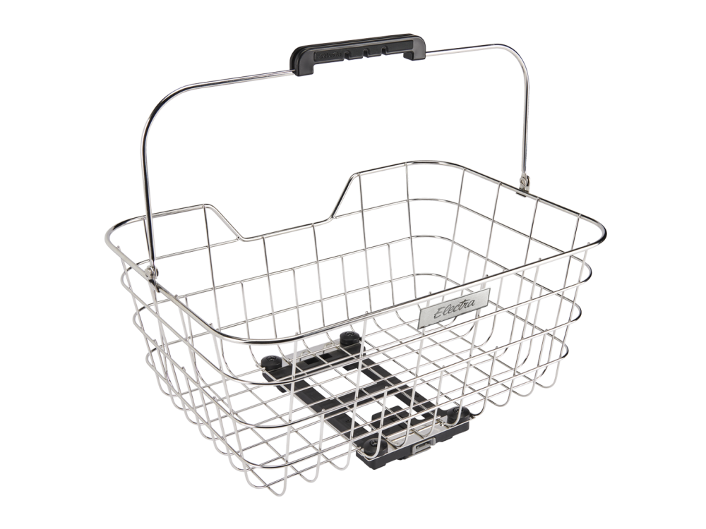 Electra Basket Stainless Wire MIK Polished Silver Rear